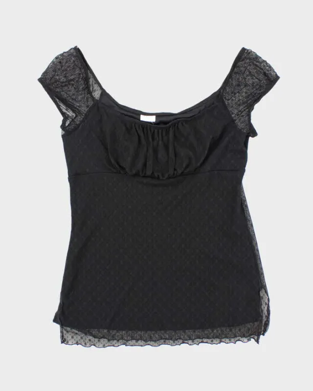 Vintage Y2k 00s Suzy Milkmaid Style Blouse - L sold by Rokit
