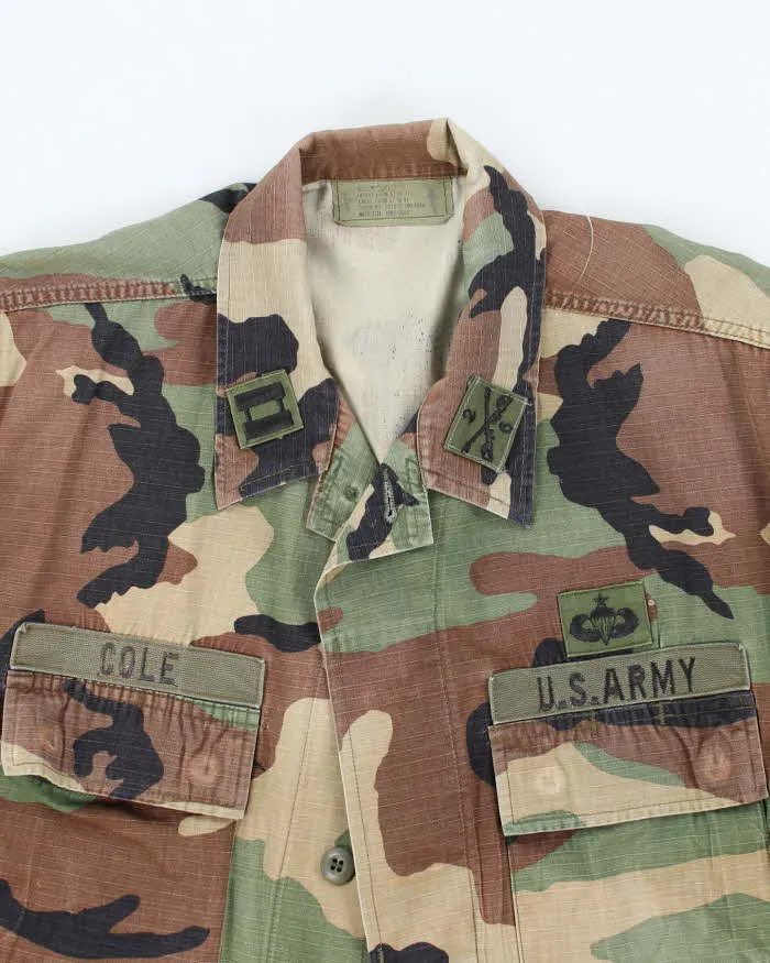 90s Vintage US Army Woodland BDU Jacket - Large sold by Rokit product image thumbnail 3