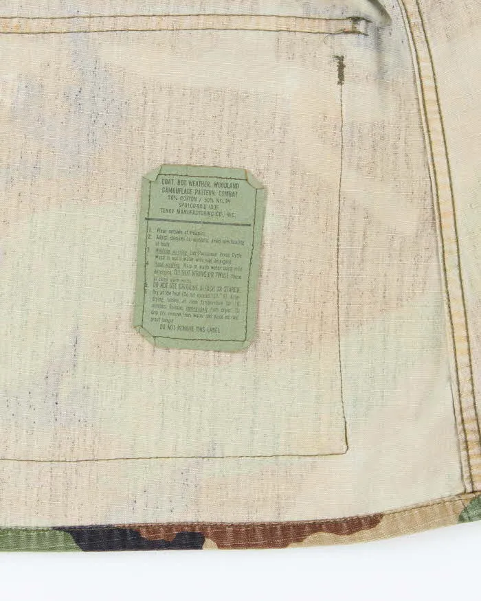 90s Vintage US Army Woodland BDU Jacket - Large sold by Rokit product image thumbnail 5