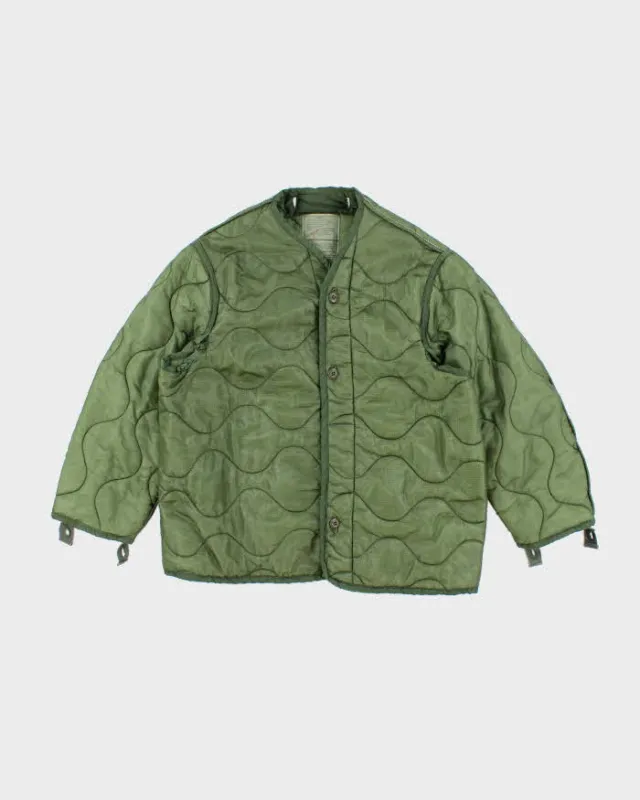 90s Vintage US Army M65 Jacket Liner - Large sold by Rokit