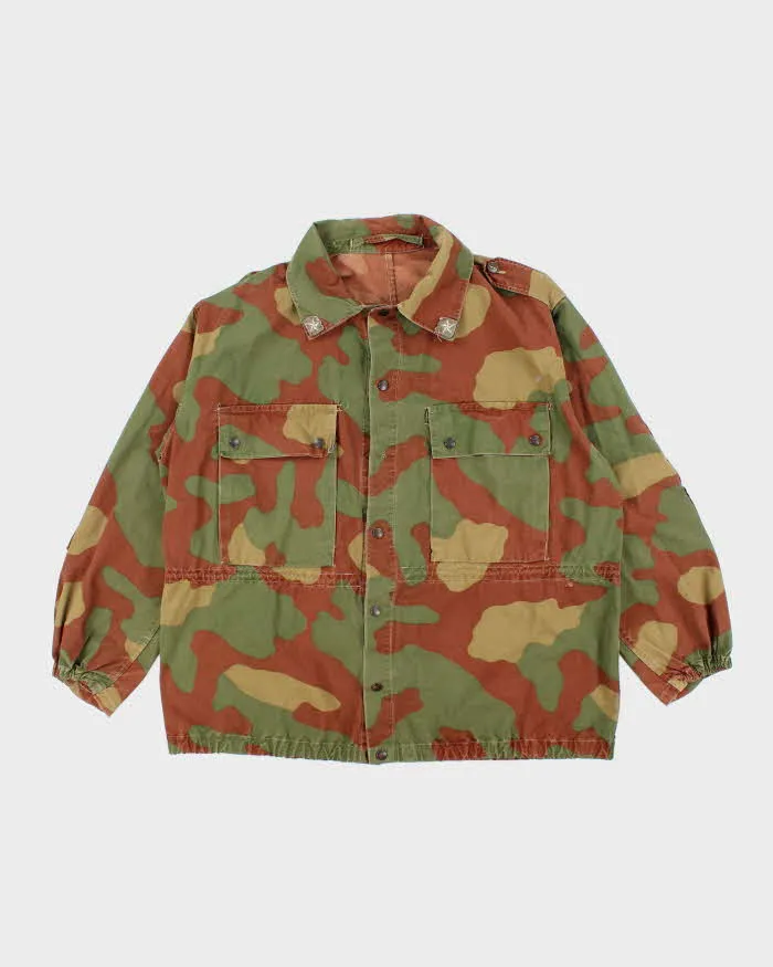 50s Vintage Italian Army San Marco Camo Jump Jacket - XXX-Large sold by Rokit