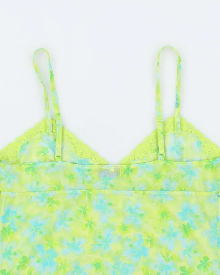 Vintage Y2k 00s La Senza Mesh Floral Cami - M sold by Rokit product image thumbnail 4