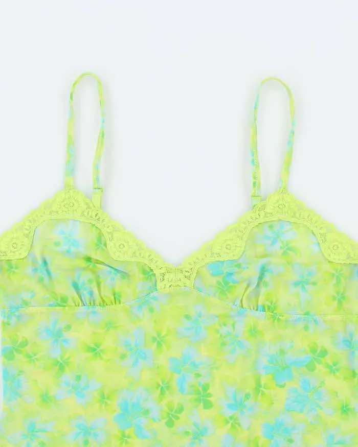 Vintage Y2k 00s La Senza Mesh Floral Cami - M sold by Rokit product image thumbnail 3