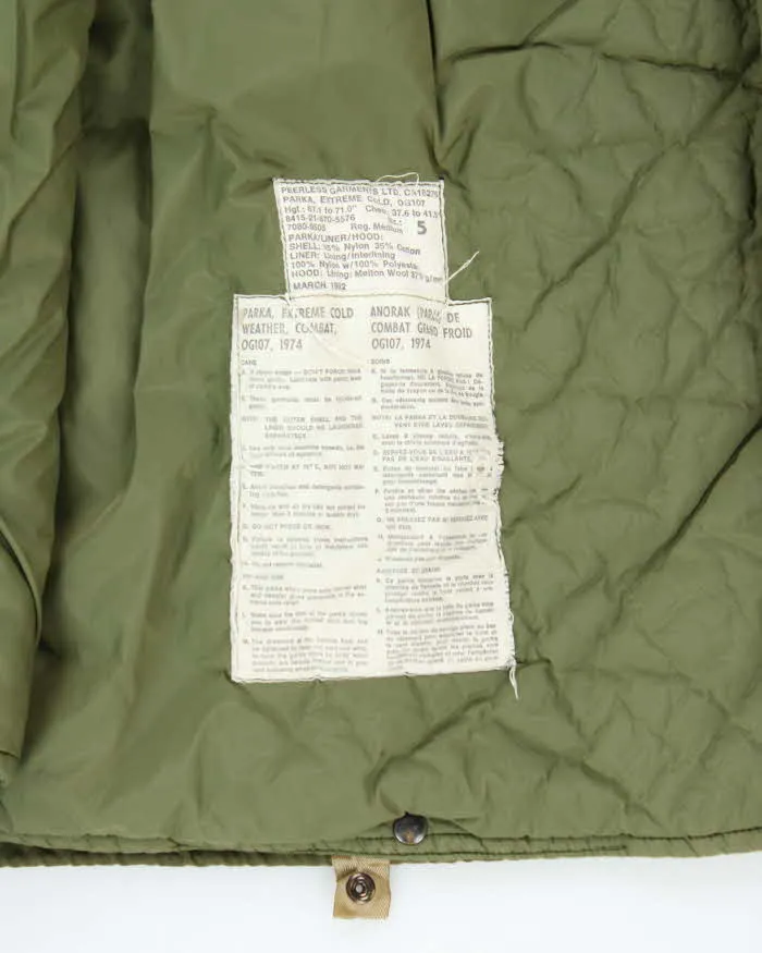 80s Vintage Canadian Army ECW Parka & Liner - Large sold by Rokit product image thumbnail 5