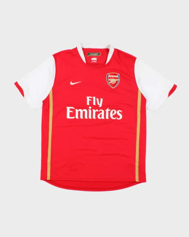 Vintage Nike Arsenal FC 2006/07 Home Football Shirt - L sold by Rokit
