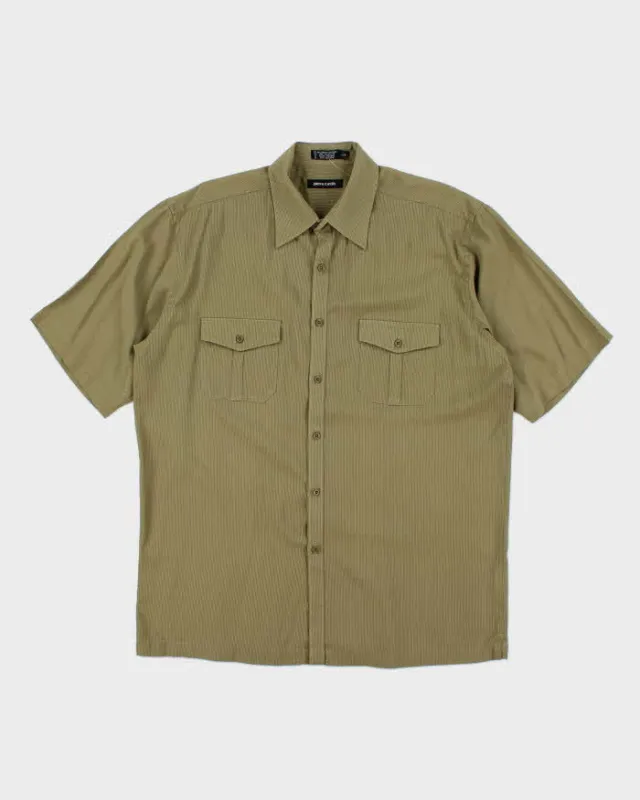 Vintage Pierre Cardin Oversized Short Sleeve Stripe Shirt - L sold by Rokit