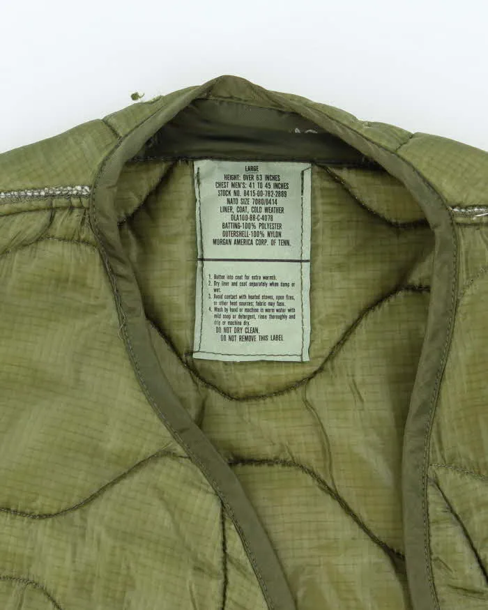 80s Vintage US Army M65 Jacket Liner - X-Large sold by Rokit product image thumbnail 5