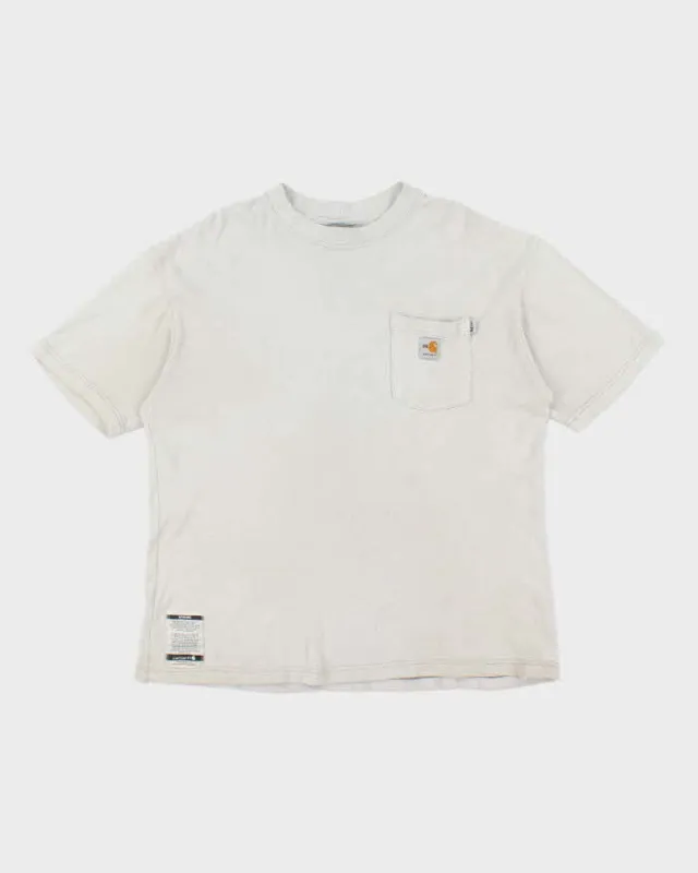 Vintage 90's Carhartt Oversized Fire Resistant Pocket T-Shirt - L sold by Rokit