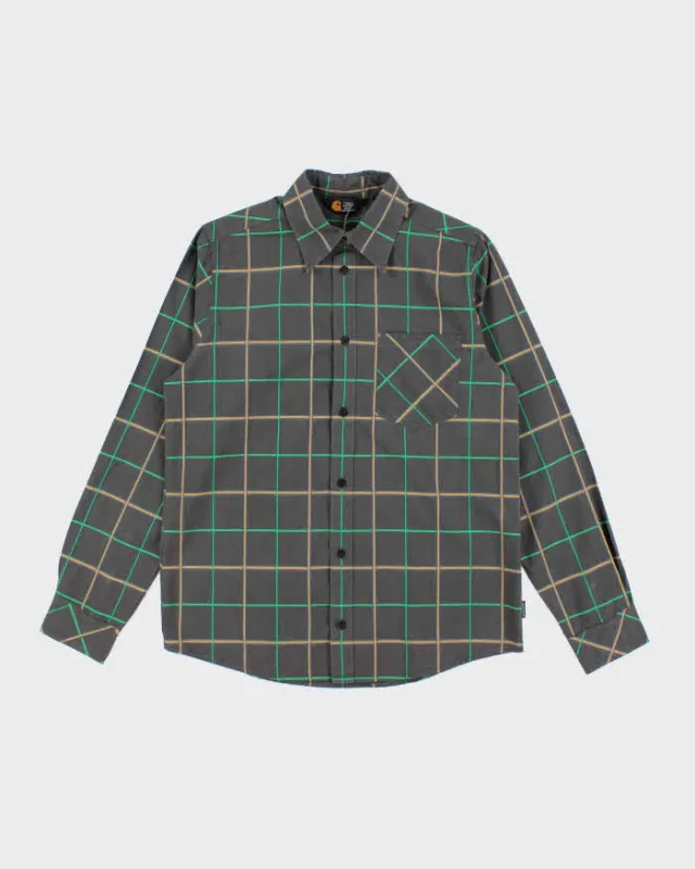 Vintage 90's Carhartt Patterned Long Sleeve Flannel Shirt - M sold by Rokit
