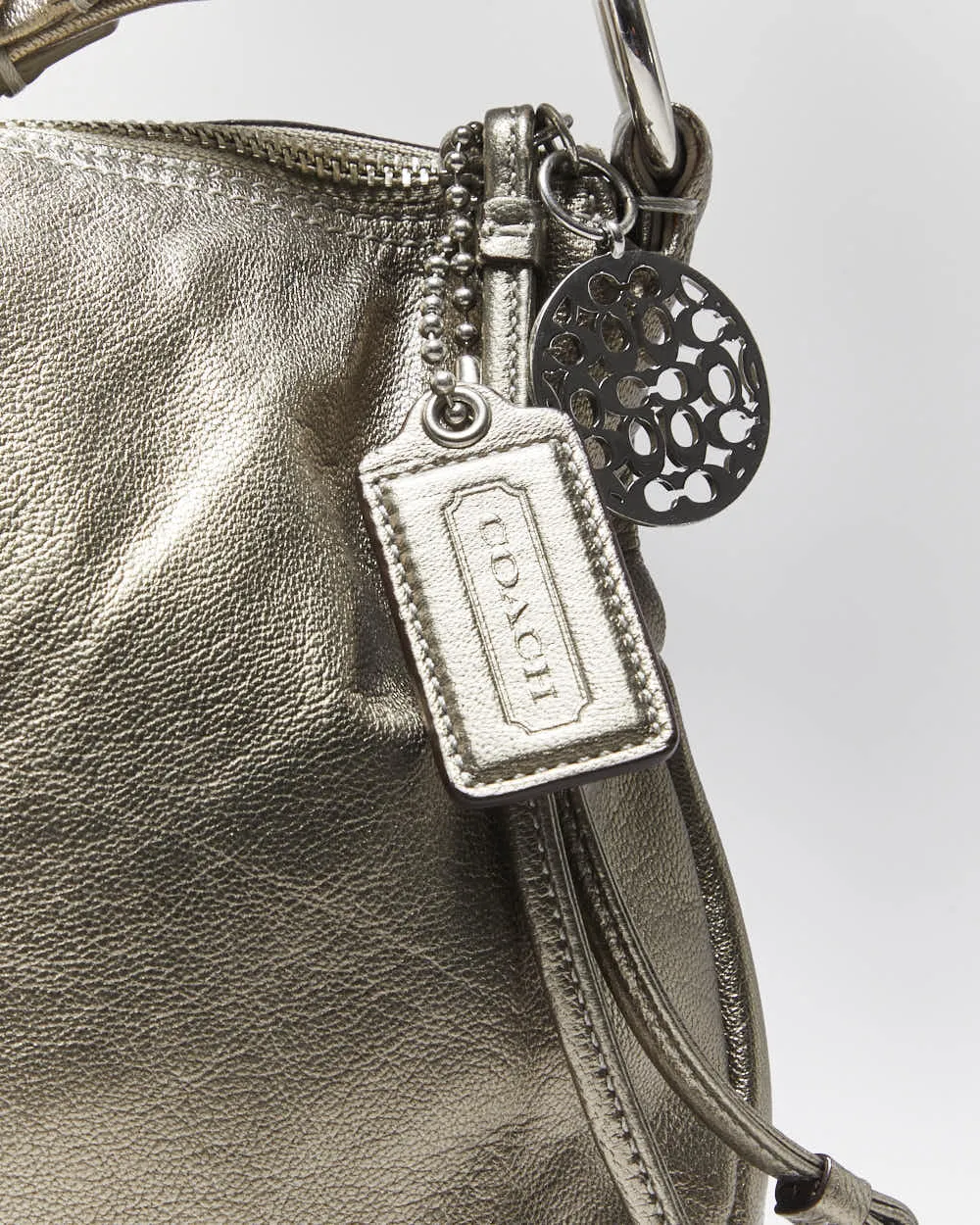 Vintage Y2k 00s Coach Gold Handbag sold by Rokit product image thumbnail 2