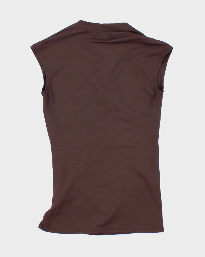 Vintage Y2k 00s Le Chateau Ruched Top - S sold by Rokit product image thumbnail 2