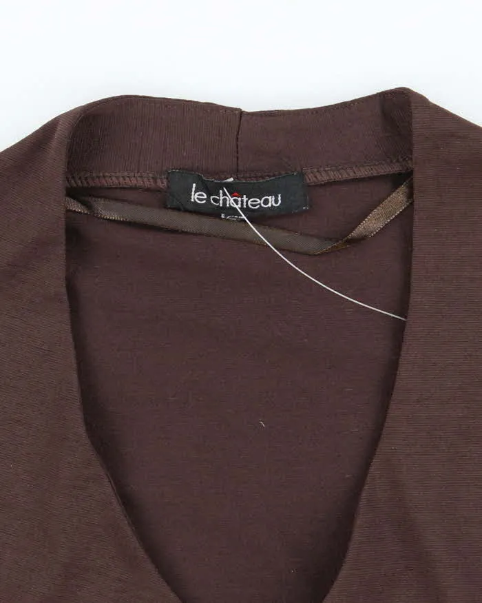 Vintage Y2k 00s Le Chateau Ruched Top - S sold by Rokit product image thumbnail 5