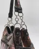 Vintage Y2k 00s Pink Camouflage Rhinestone Handbag sold by Rokit