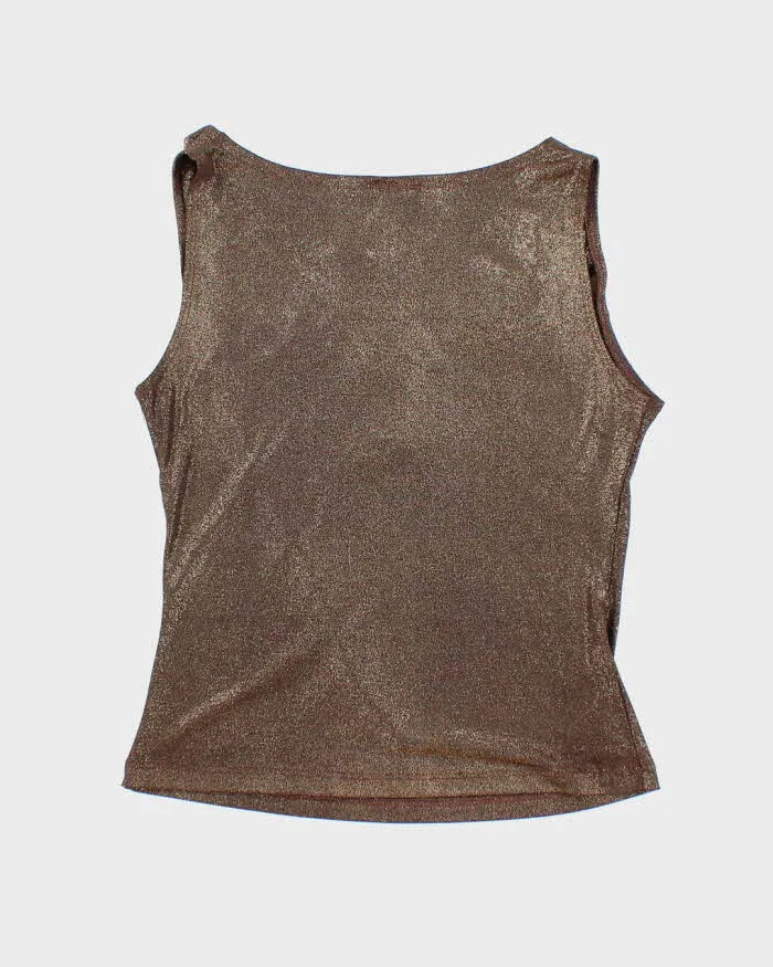 Vintage Y2k 00s FWR Cowl Neck Shimmery Top - S sold by Rokit product image thumbnail 2