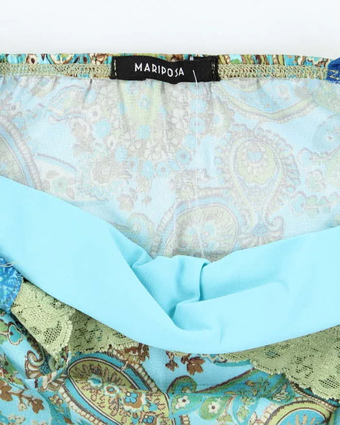 Vintage Y2k 00s Mariposa Mesh Paisley Pattern Cami - S sold by Rokit product image thumbnail 5