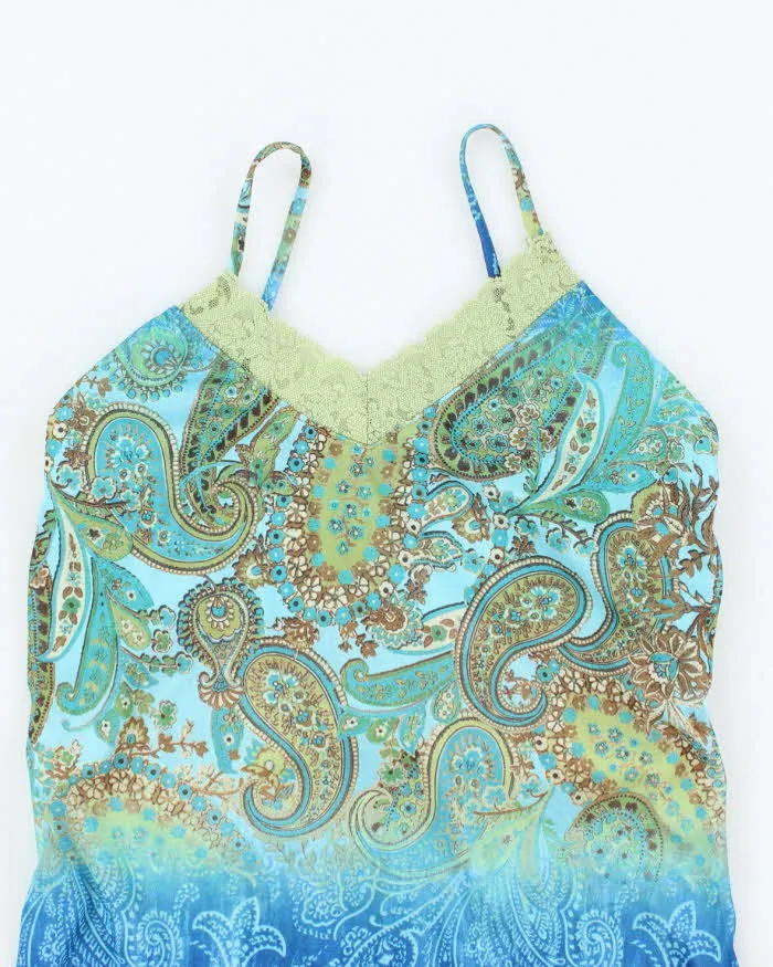 Vintage Y2k 00s Mariposa Mesh Paisley Pattern Cami - S sold by Rokit product image thumbnail 3