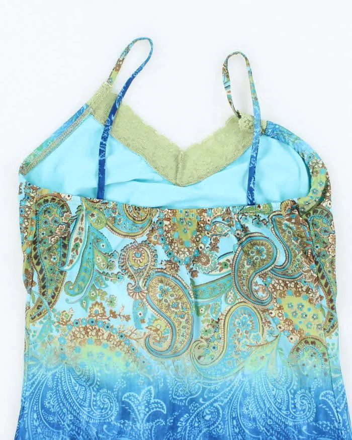 Vintage Y2k 00s Mariposa Mesh Paisley Pattern Cami - S sold by Rokit product image thumbnail 4