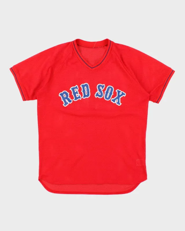 Vintage 90's Boston Red Sox MLB Spell Out Baseball Jersey - L sold by Rokit