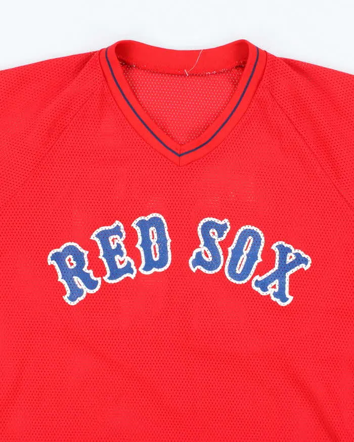 Vintage 90's Boston Red Sox MLB Spell Out Baseball Jersey - L sold by Rokit product image thumbnail 3