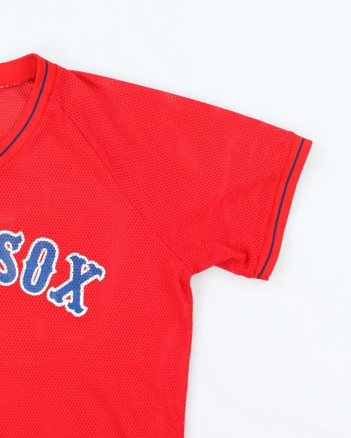 Vintage 90's Boston Red Sox MLB Spell Out Baseball Jersey - L sold by Rokit product image thumbnail 4