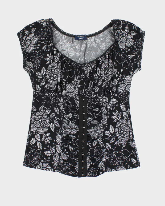 Vintage Y2k 00s Reitmans Clasp Milkmaid Style Blouse - S sold by Rokit