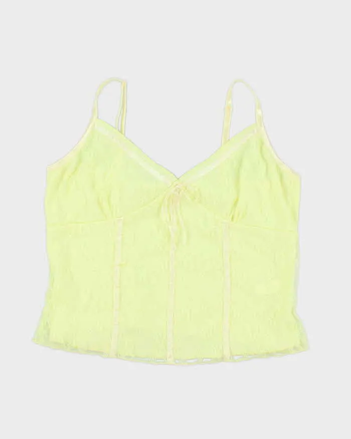 Vintage Y2k 00s Mantles Lace Cami - M sold by Rokit