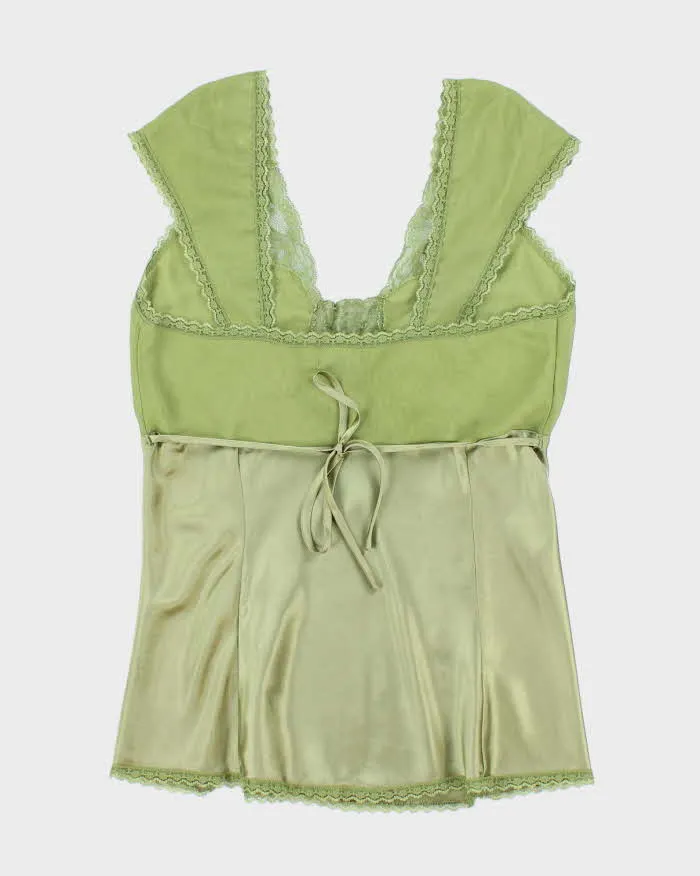 Vintage Y2k 00s Le Chateau Satin Blouse - M sold by Rokit product image thumbnail 3