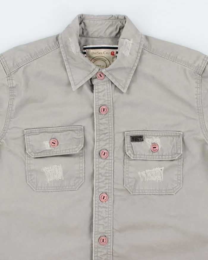 Vintage Y2k 00s Diesel Heavyweight Long Sleeve Shirt - L sold by Rokit product image thumbnail 3