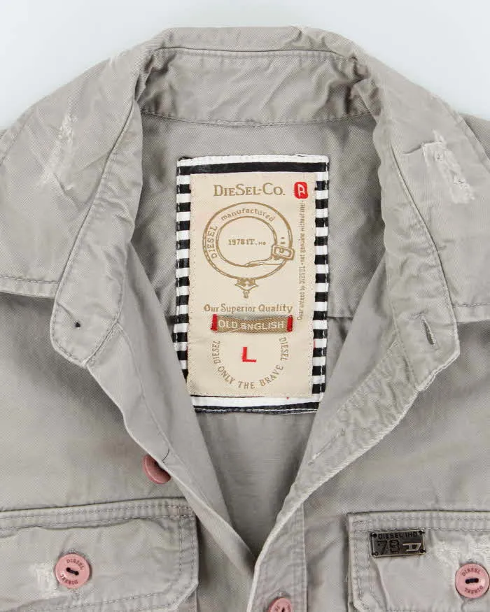 Vintage Y2k 00s Diesel Heavyweight Long Sleeve Shirt - L sold by Rokit product image thumbnail 5