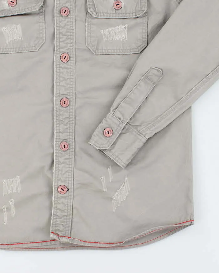 Vintage Y2k 00s Diesel Heavyweight Long Sleeve Shirt - L sold by Rokit product image thumbnail 4