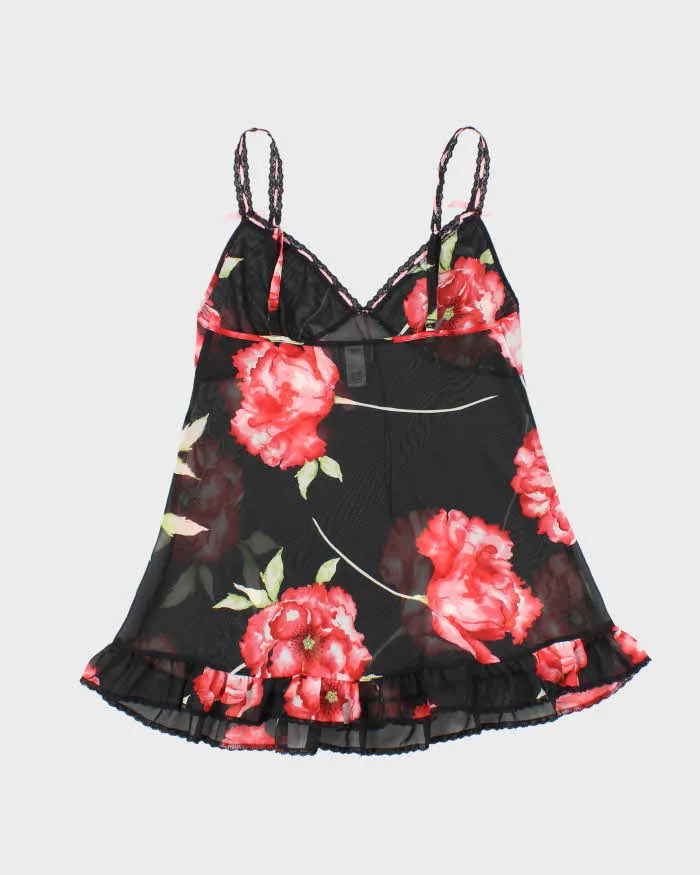 Vintage Y2k 00s La Senza Mesh Floral Cami - S sold by Rokit product image thumbnail 3