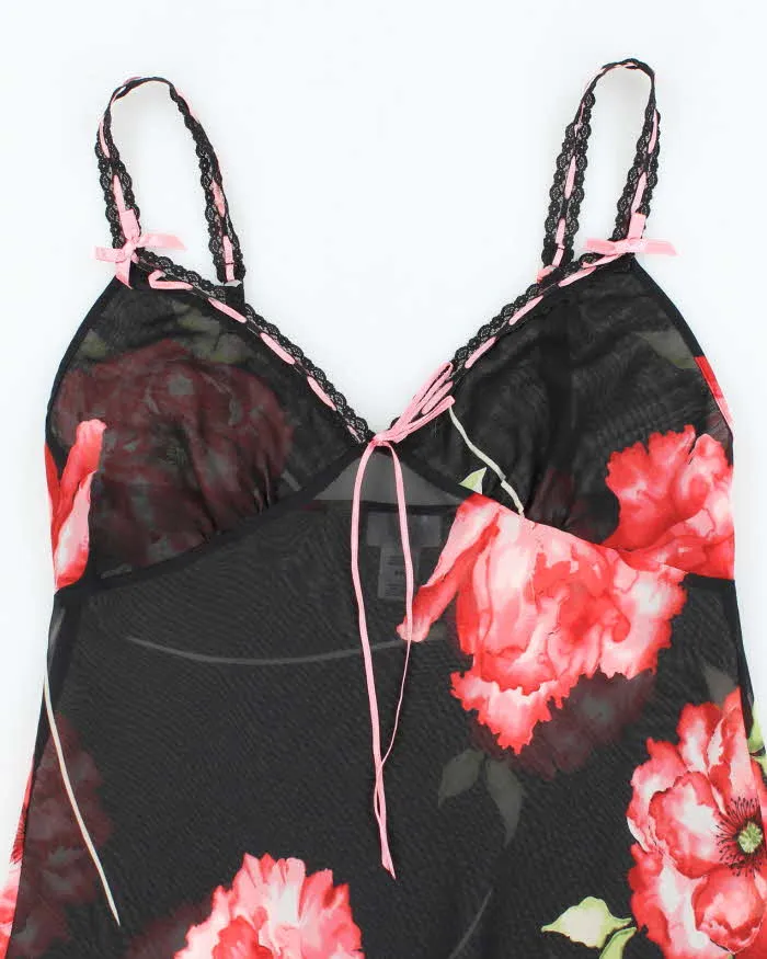 Vintage Y2k 00s La Senza Mesh Floral Cami - S sold by Rokit product image thumbnail 2