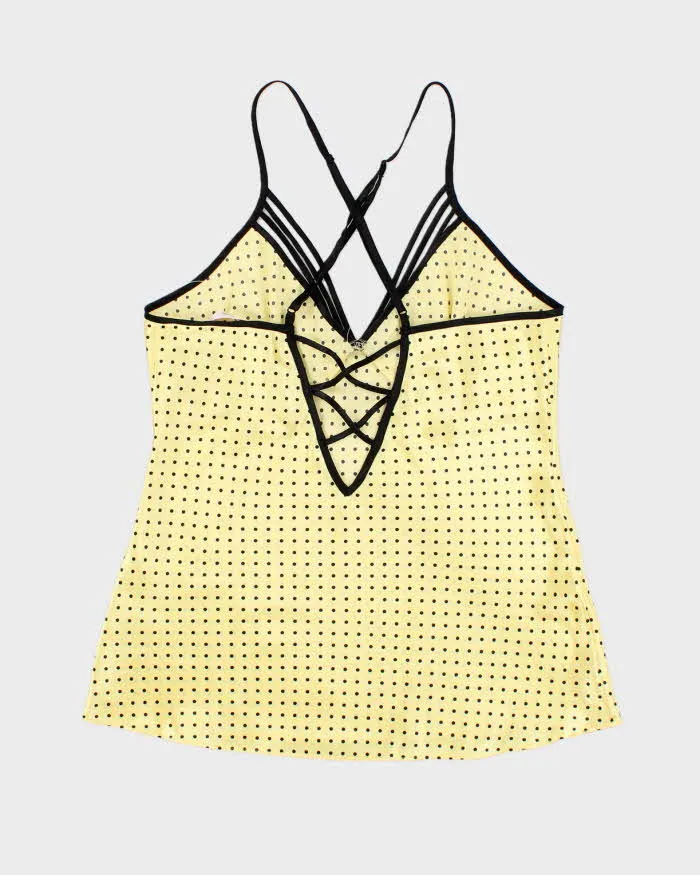 Vintage Y2k 00s La Vie En Rose Polka Dot Cami - S sold by Rokit product image thumbnail 2