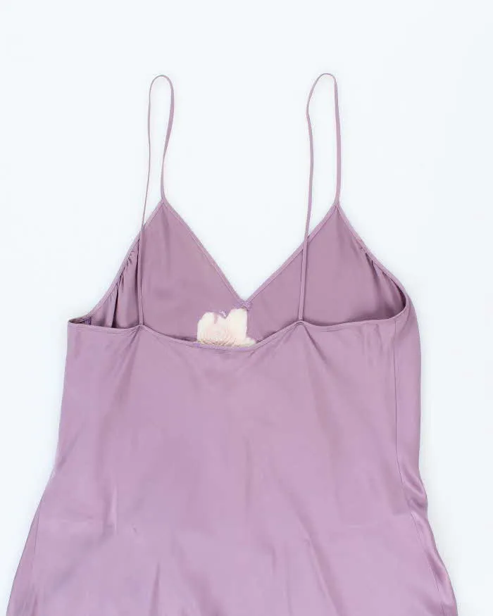 Vintage 90s Romantic Night Silk Slip Dress - S sold by Rokit product image thumbnail 4