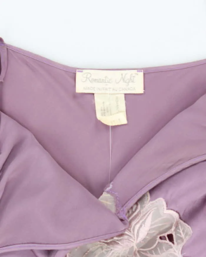 Vintage 90s Romantic Night Silk Slip Dress - S sold by Rokit product image thumbnail 5