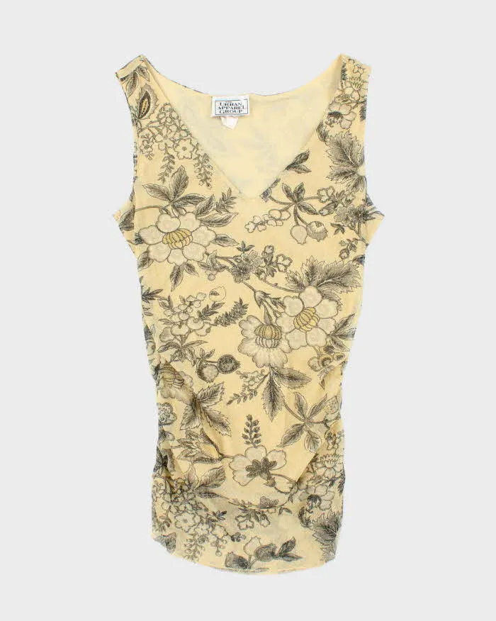 Vintage 90s The Urban Apparel Group Sparkly Ruched Top - S sold by Rokit