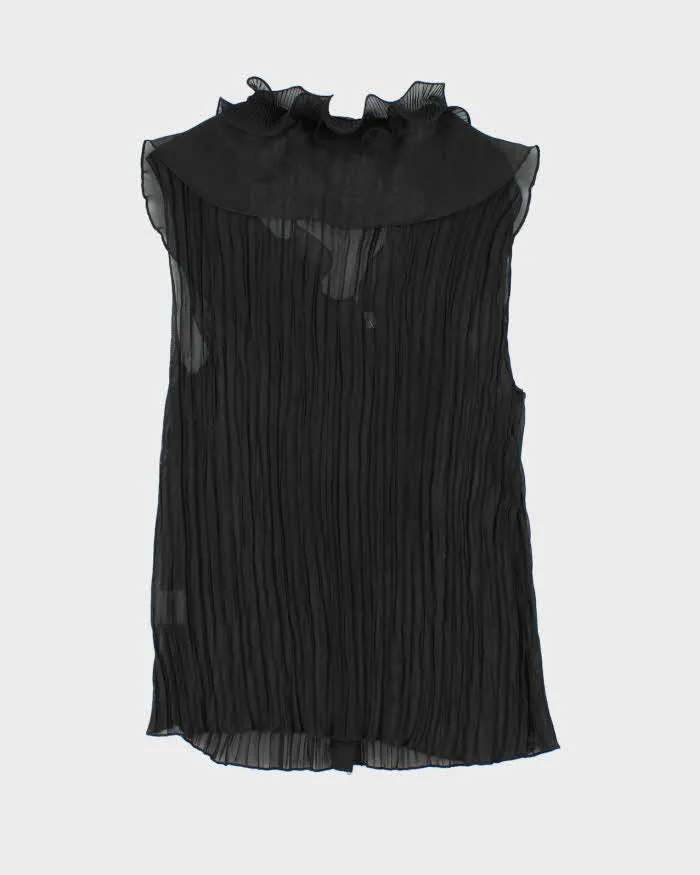Vintage Y2k 00s Ness Plisse Ruffle Blouse - M sold by Rokit product image thumbnail 2