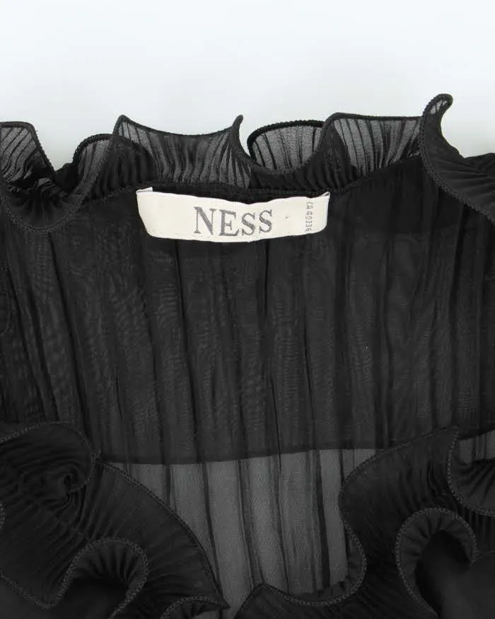 Vintage Y2k 00s Ness Plisse Ruffle Blouse - M sold by Rokit product image thumbnail 5