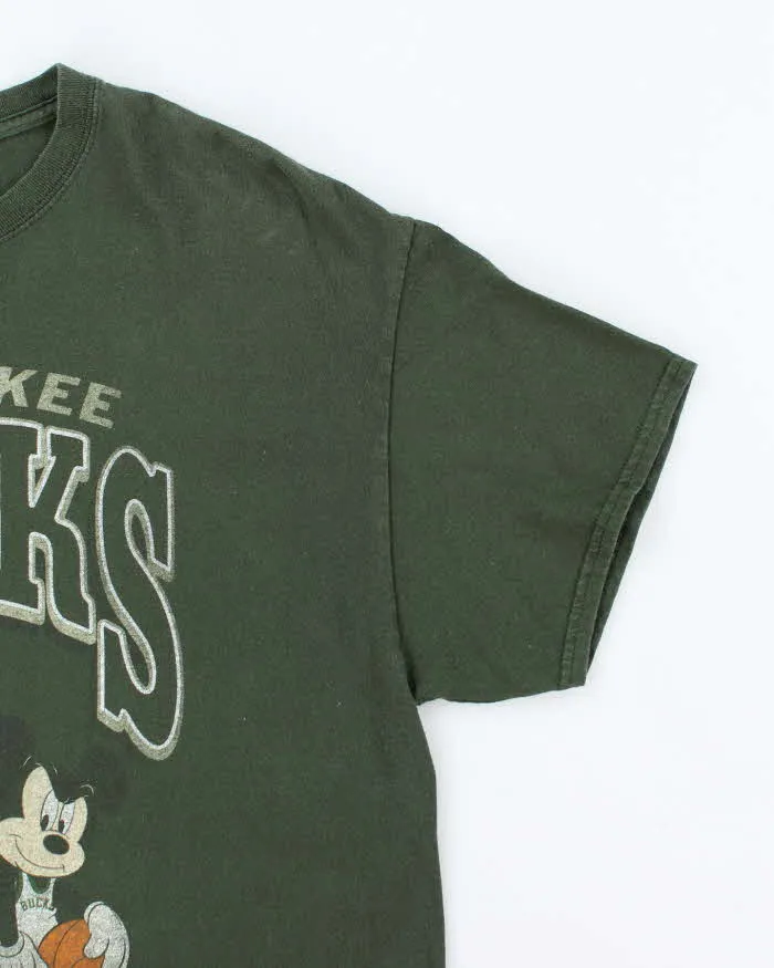Junk Food x Disney Milwaukee Bucks Basketball Graphic T-Shirt - M sold by Rokit product image thumbnail 4