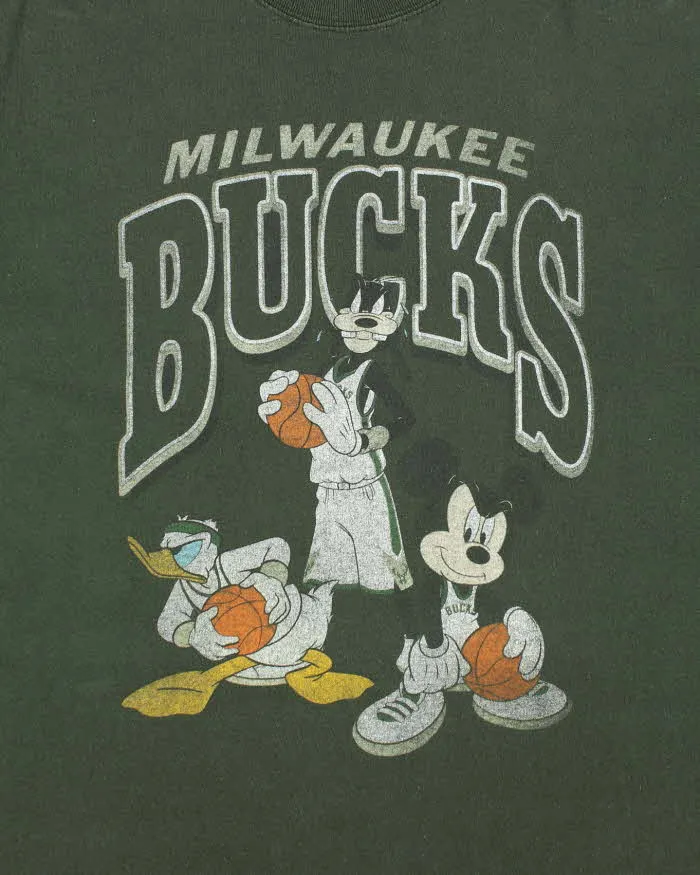 Junk Food x Disney Milwaukee Bucks Basketball Graphic T-Shirt - M sold by Rokit product image thumbnail 3
