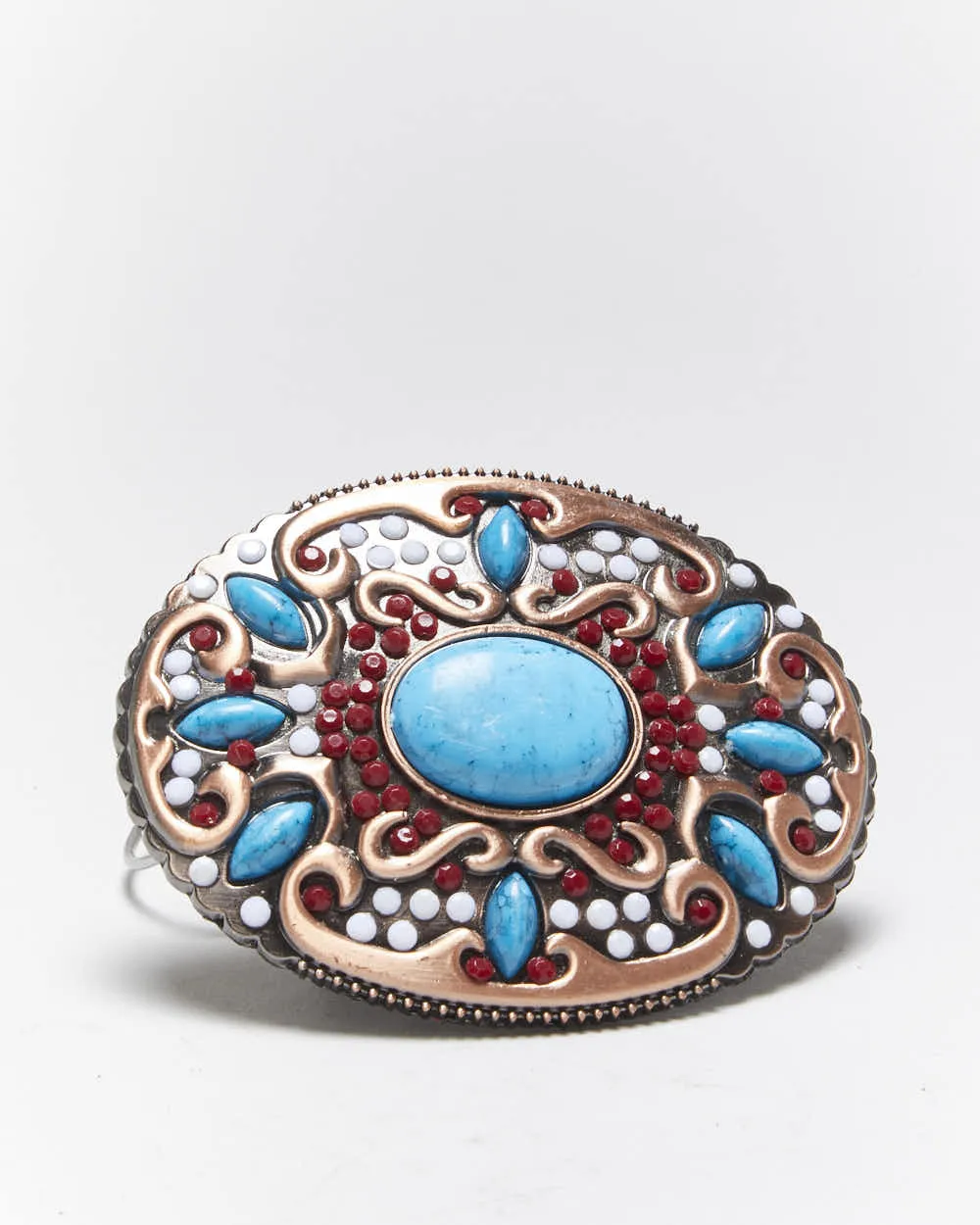 Vintage Y2k 00s Gem Stone Belt Buckle sold by Rokit