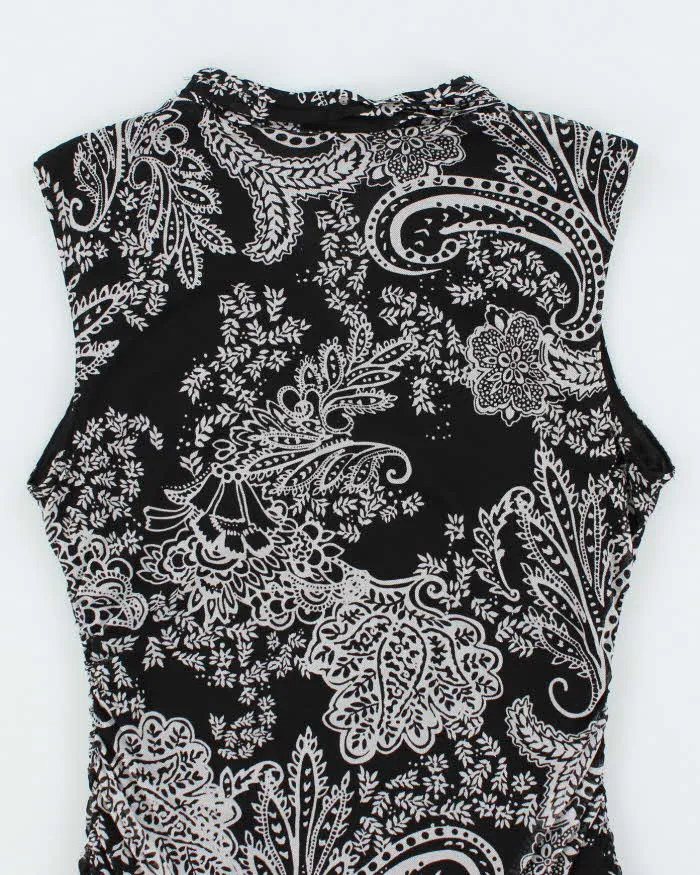 Vintage Y2k 00s Style & Co Paisley Pattern Top - M sold by Rokit product image thumbnail 4