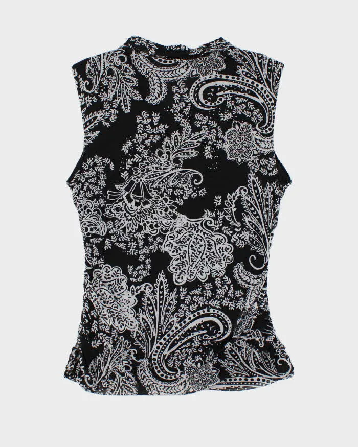 Vintage Y2k 00s Style & Co Paisley Pattern Top - M sold by Rokit product image thumbnail 3