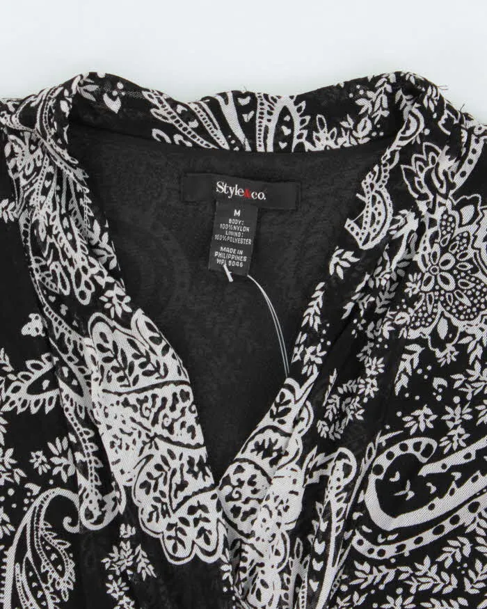 Vintage Y2k 00s Style & Co Paisley Pattern Top - M sold by Rokit product image thumbnail 5