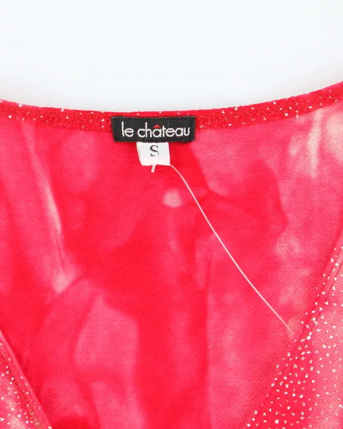 Vintage Y2k 00s Le Chateau Sparkly Twist Top - S sold by Rokit product image thumbnail 5