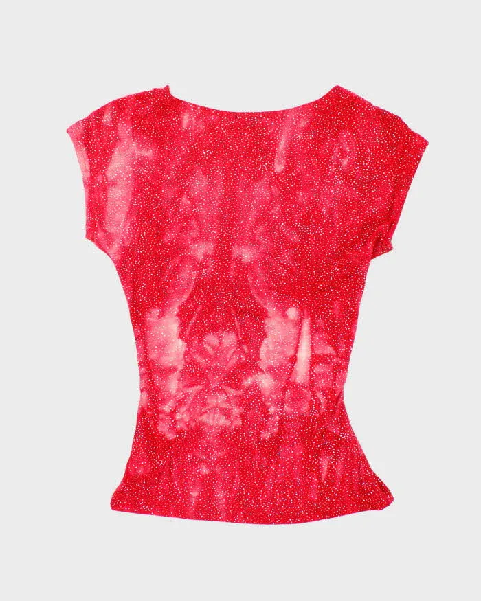 Vintage Y2k 00s Le Chateau Sparkly Twist Top - S sold by Rokit product image thumbnail 2