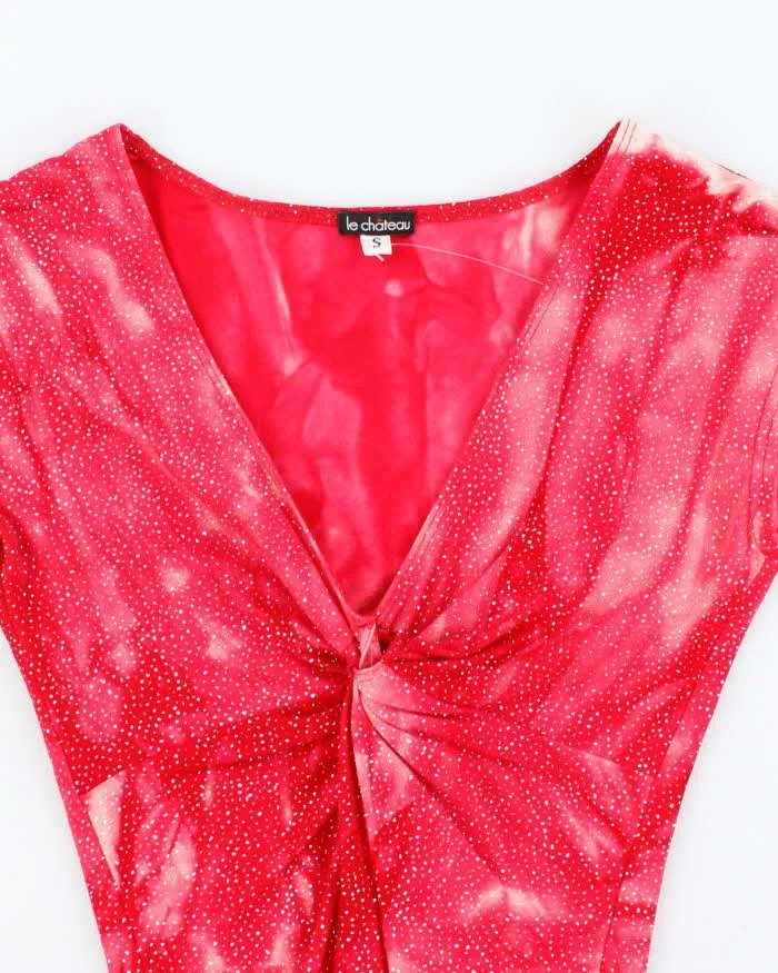 Vintage Y2k 00s Le Chateau Sparkly Twist Top - S sold by Rokit product image thumbnail 3