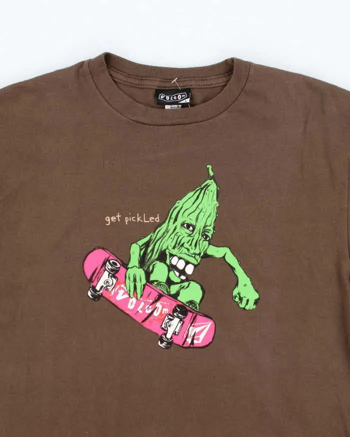 Vintage Y2K Volcom Get Pickled Graphic T-Shirt - L sold by Rokit product image thumbnail 3