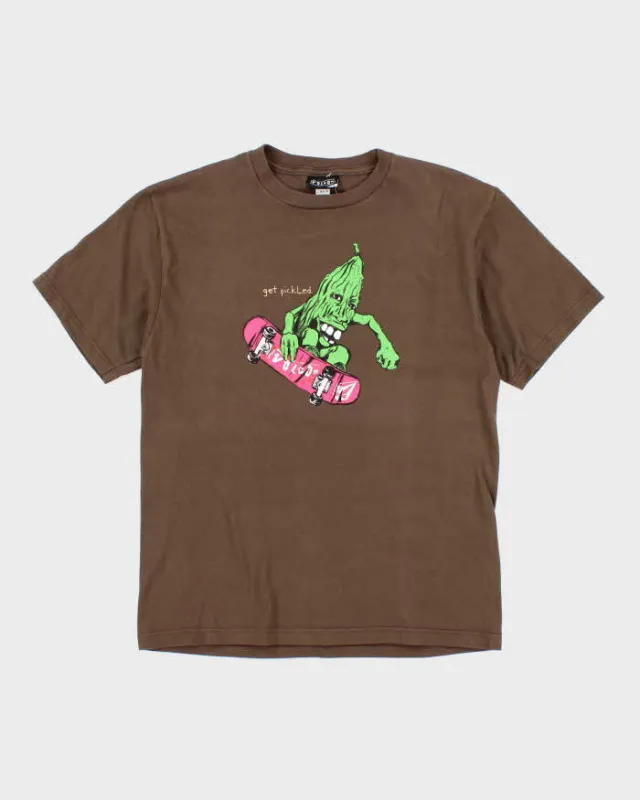 Vintage Y2K Volcom Get Pickled Graphic T-Shirt - L sold by Rokit