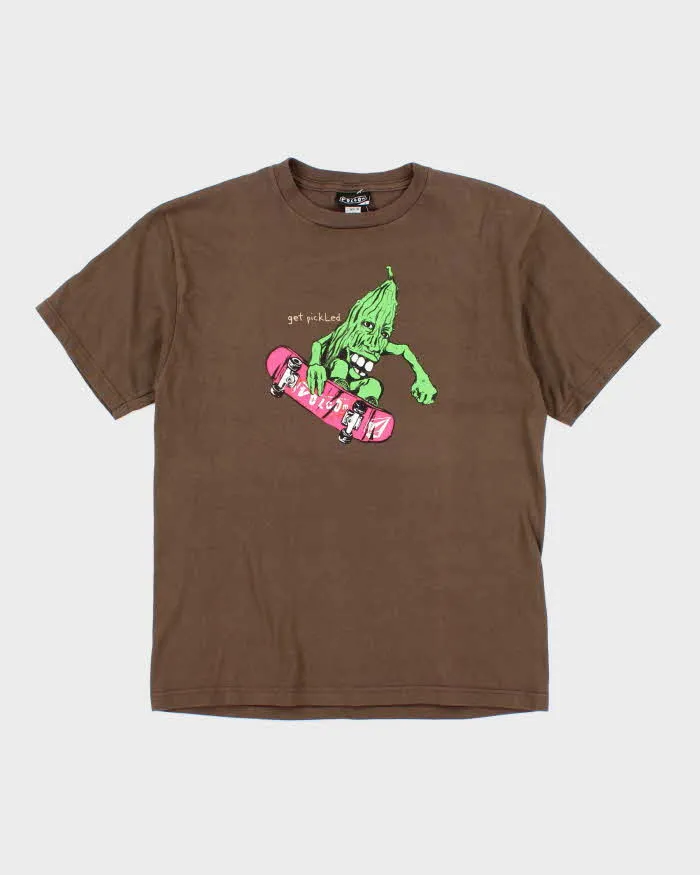Vintage Y2K Volcom Get Pickled Graphic T-Shirt - L sold by Rokit